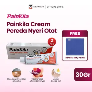 Painkila Cream - 30gr 2 pcs FREE Handuk Terry Palmer