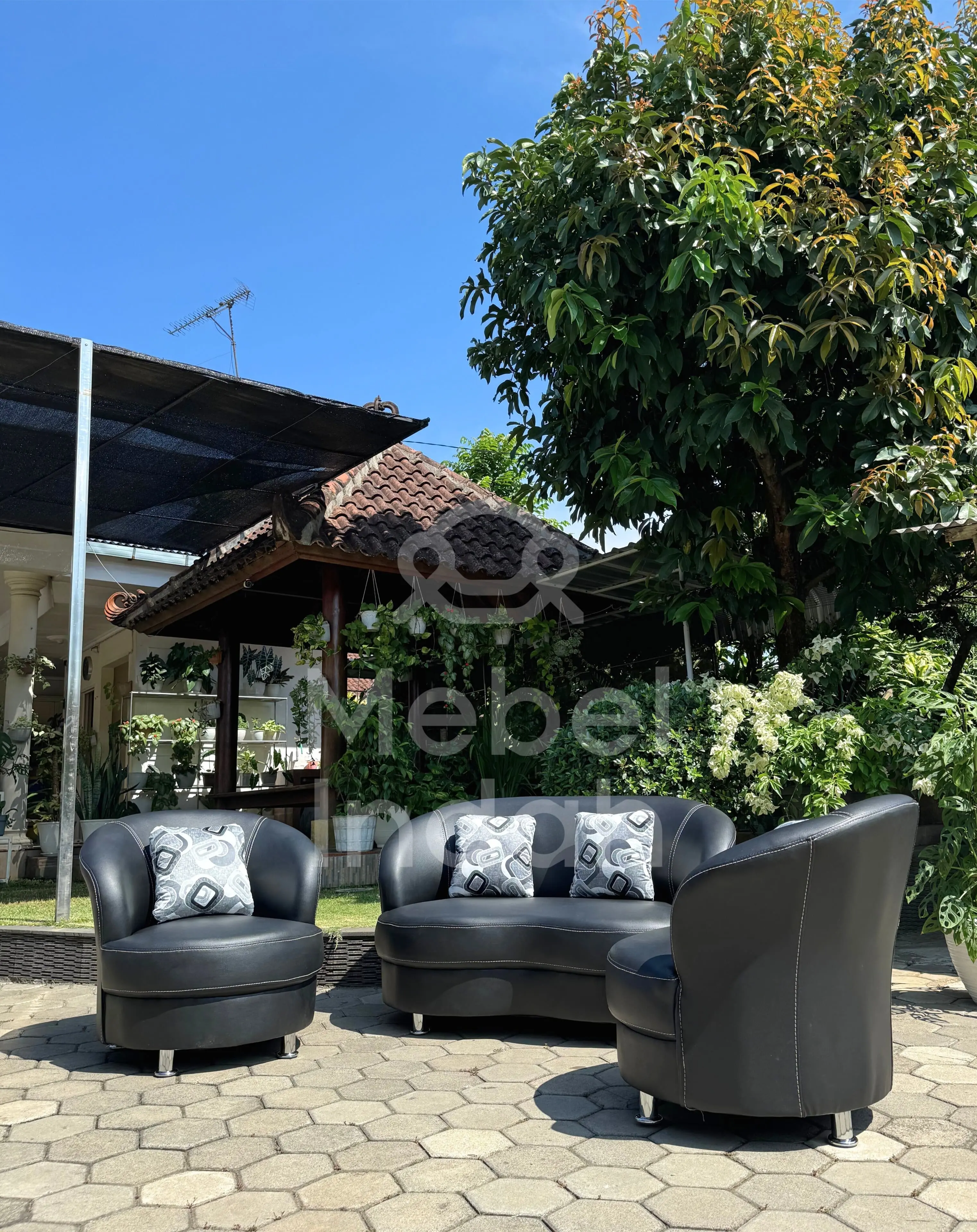 Victoria Sofa Set bahan oscar premium busa royal foam empuk model modern mudah dirawat dan dibersihkan rangka kayu solid dan berkualitas Bantal