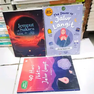 terlaris paket 3 buku the power jalur langit jemput sukses loa jalur langit 40 hari ikhtiar jalur langit