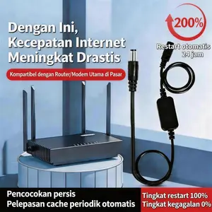 1/2/4/8PCS Router kabel restart otomatis wifi 24-hour reboot pengatur waktu penguat sinyall ruter wifi jarak jauh