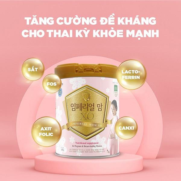 Sữa bầu XO Mom 400g và 800g (Hàn Quốc) Sữa bầu Morinaga