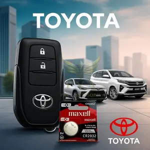 Baterai Remote Smart Key Kyless Mobil Yaris Cross Avanza Original untuk All Yaris Avanza Veloz Awet Tahan Lama Asli Original Change Your Remote Battery Here