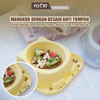 Gambar TP Focat Pet Feeder Bowl M32 Mangkuk Tempat Makan Kucing Anjing Hewan Peliharaan - Kuning dari Focat Indonesia Kab. Tangerang 4 Tokopedia
