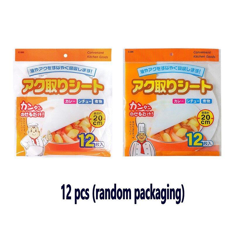 Product Introduction of Oil Blotting Paper Absorber Disposable Food Blotting Paper Soup Oil Absorbing Sheet 12pcs Kitchen Wipes 1