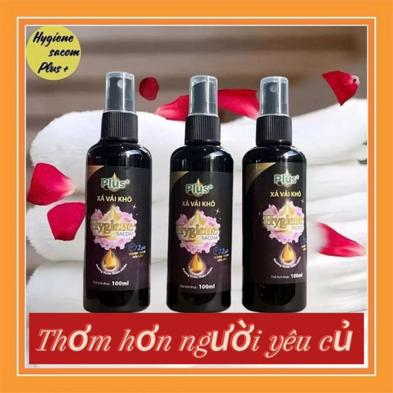  ￼1 Chai Nước Xịt Thơm Quần Áo Hygiene 100ML Làm Mềm Vải Khử Mùi Mồ Hôi - Xả Vải Khô - Xịt thơm vải hương thiên nhiên 