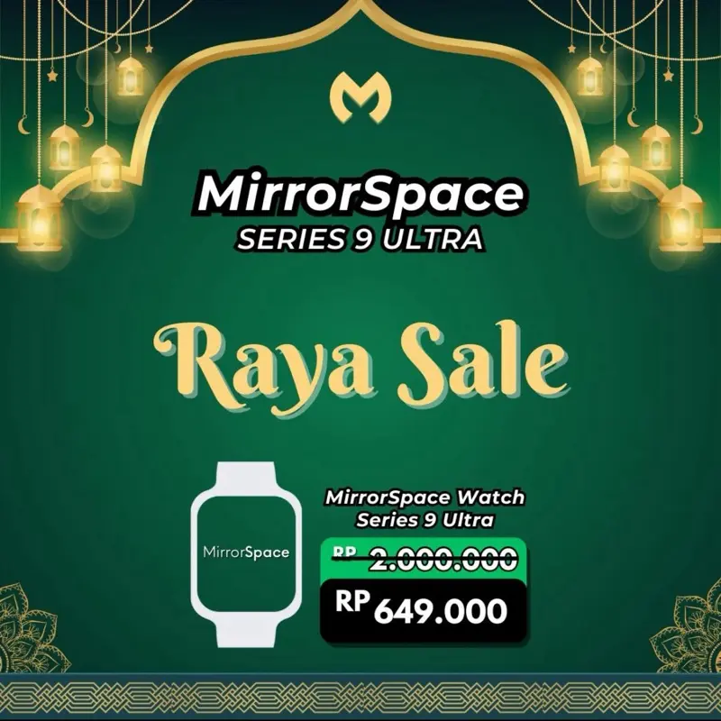 MirrorSpace Watch Series 9 Ultra with Dynamic Island