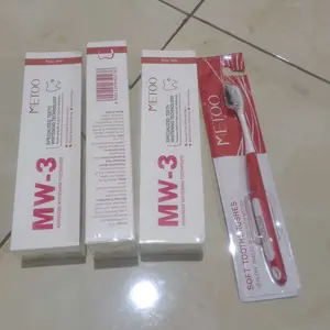[PROMO FREE SIKAT GIGI Soft] METOO MW3 *3 BPOM-pemutih gigi / Gigi Cerah/ Gusi Sehat/ Nafas Segar/ Bebas Karang Gigi/ Membersihkan Noda Gigi/ Pasta Gigi Probiotik METOO MW3 Advance whitening Toothpaste