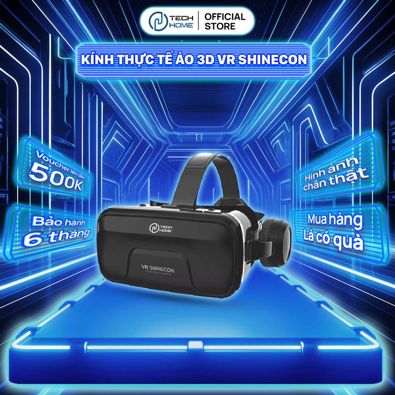  Kính thực tế ảo 3D VR Shinecon Vinetteam TechHome trải nghiệm chân thực âm thanh sống động - DT1167 