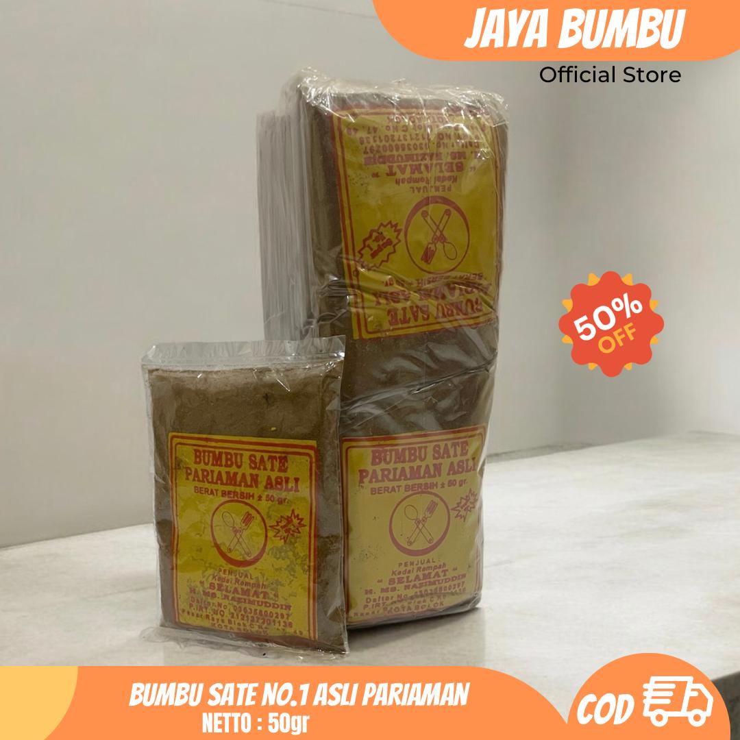 KAYABUMBU - Bumbu Pemasak Sate No.1 Khas Padang Pariaman Rempah Pilihan Terbaik 50gr KAYABUMBU - Bumbu Pemasak Sate No.1 Khas Padang Pariaman Rempah Pilihan Terbaik 50gr