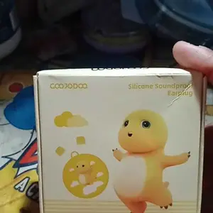 GOOJODOQ X NAILONG J234 Charming Nailong Earplugs 24dB Noise Cancelling Earplugs, Extra Soft Silicone, 4 Sizes, Secure Fit for Sleeping and Travel