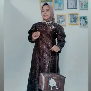 Diandra dress gamis pesta seragam dress kondangan bridesmaid  Mewah Wanita Gaun  Formal Panjang