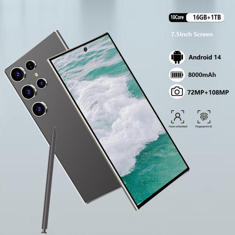 Galaxy S24+Smartphone Hitam Android Handphone 7.5-inch HD Screen - Shop ...