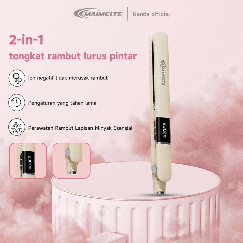 MAIMEITE Hair Straightener 25MM Catokan Rambut Lurus Catok Pelurus ...