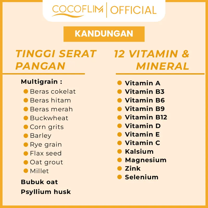 Cocoflim Meal Replacement 1 Box isi 7 sachet. 1