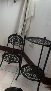 Product Review of 【BUY 1 TAKE 1】CBLUE 2 Layers Plant Stand Metal Flower Pot Stand For Plant Rack Indoor Outdoor Plant Shelf Holder from B**a A**e S**o 0