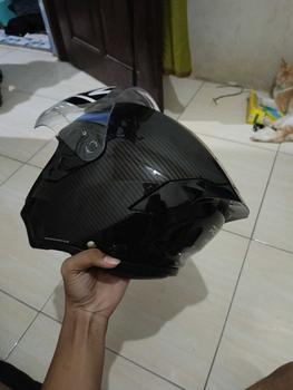 Product Review of HELM Half Face RSV NEW WINDTAIL CARBON GLOSSY  Motorcycle from u**3 1