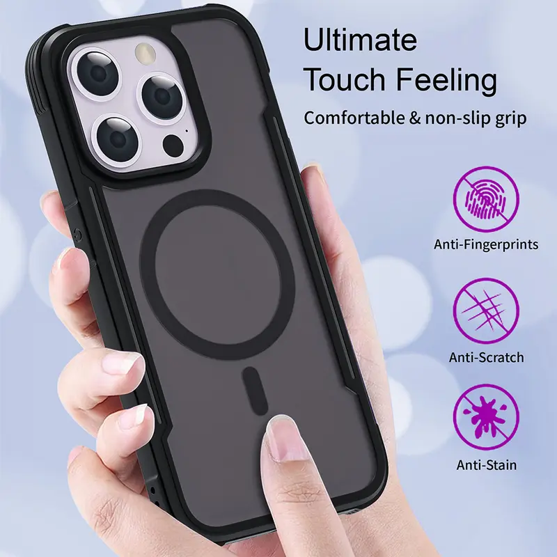 Nam châm di động Ốp Điện Thoại , vỏ bảo vệ điện thoại di động, chống sốc cho iPhone 15, iPhone 15 Pro, iPhone 15 Plus, iPhone 15 Pro Max 5