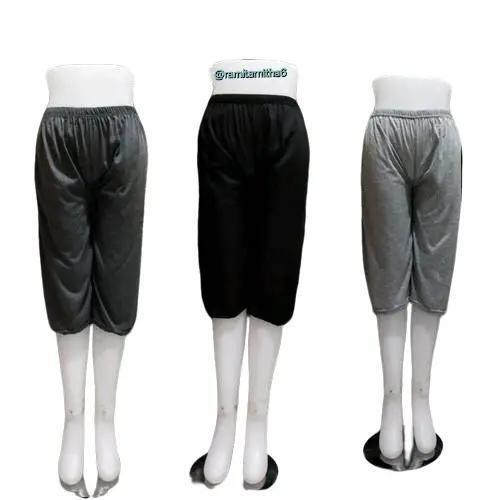 3/4/5 pcs Celamis Pendek 7⁄8 Los & Aladin Wanita Nyaman Tebal - celana pendek Shorts harian Tidur Kaos cewek Rayon 5