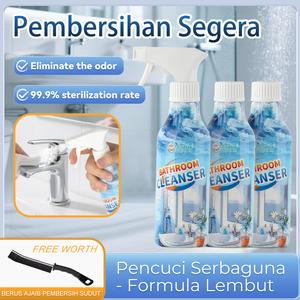 [Memenuhi Piawaian Halal] OTTAMA Pembersih Bilik Mandi, 500ml, 2-DALAM-1 KUASA (SEMPROTAN & BUBU) JIMAT 60% MASA PEMBERSIHAN!Bahan berasaskan tumbuhan, Semula jadi