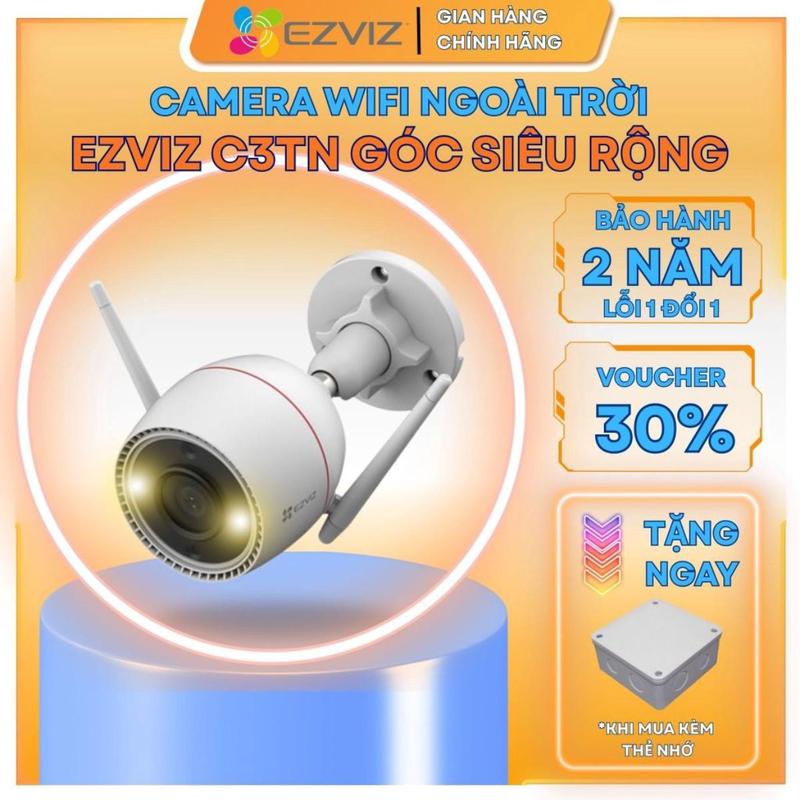 Camera Wifi Ezviz Ngoài Trời H3, C3W, H3C, C3TN 1080P 2K 3K, C3N Camera Màu Ban…