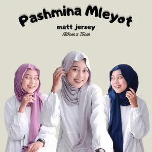 Pashmina Kaos Jersey Premium Pashmina Jersey Flowy Hijab Pasmina Kaos Rayon letoy