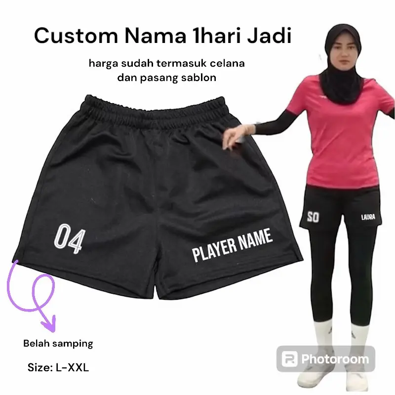 Celana Cewek Voli Pakai Nama Sehari bisa Jadi