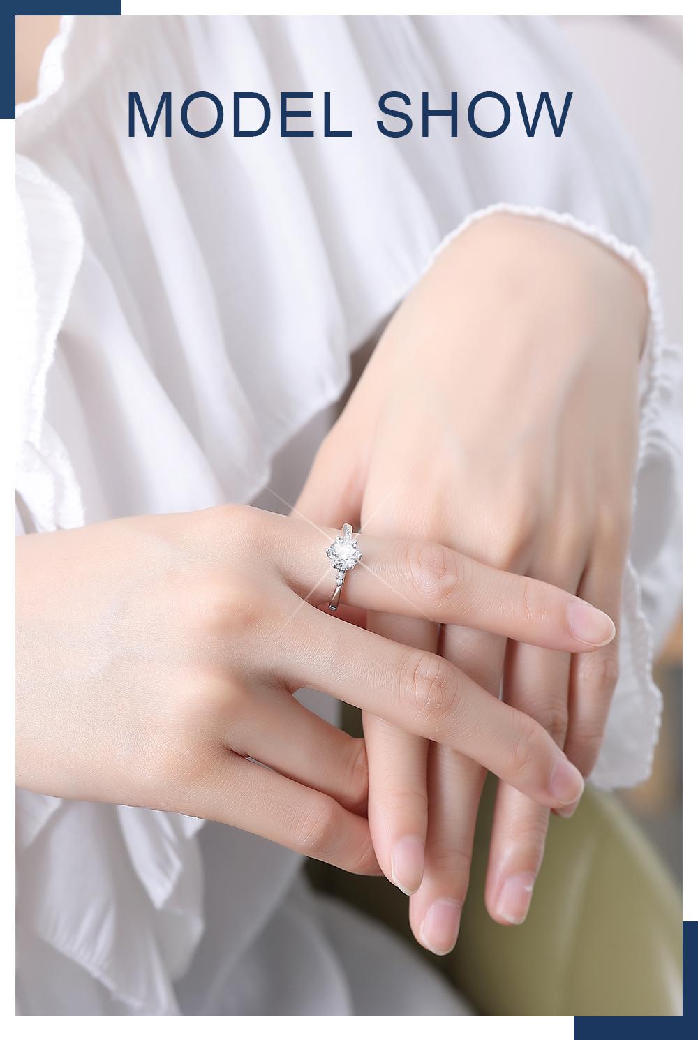 【003 Harga Telah Diperbarui, Segera Pesan】OVG Cincin Wanita Perhiasan Original Tunangan Cewek Adjustable Elegan Korea Anti Luntur Rings OGR011-Silver