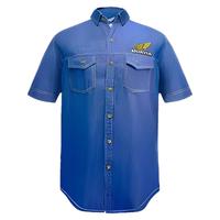 Gambar Kemeja Classic Denim Shirt Biru (M) AHK01001015 dari Honda Cengkareng Kota Tangerang 1 Tokopedia