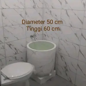 BAK MANDI MINIMALIS T 60 D 50 ( ONGKIR CHAT ADMIN )