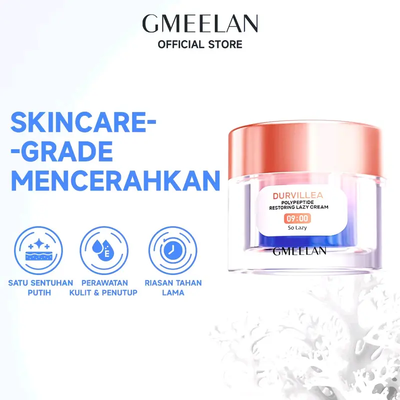 GMEELAN GLABRIDIN Pearl peptide Brightening gold moisturizer whitening cream 30gr memutihkan  Wajah 3