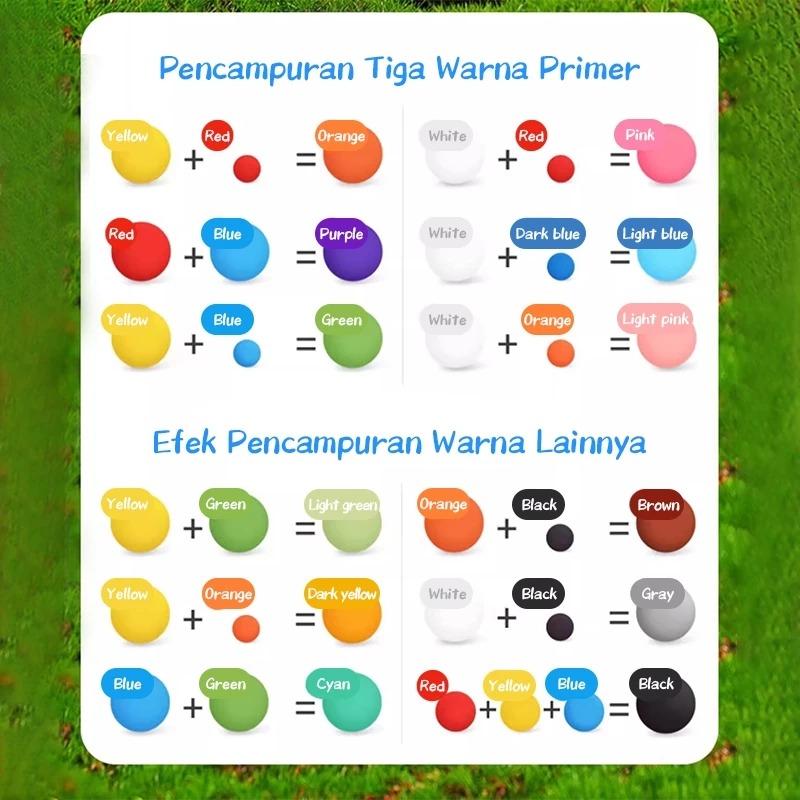 Clay Mainan Anak isi 12 Pcs | Mainan Edukasi Anak 12 Warna 8