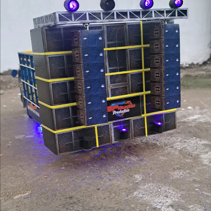 miniatur bp audio full set truk, sound, jenset Lampu 2