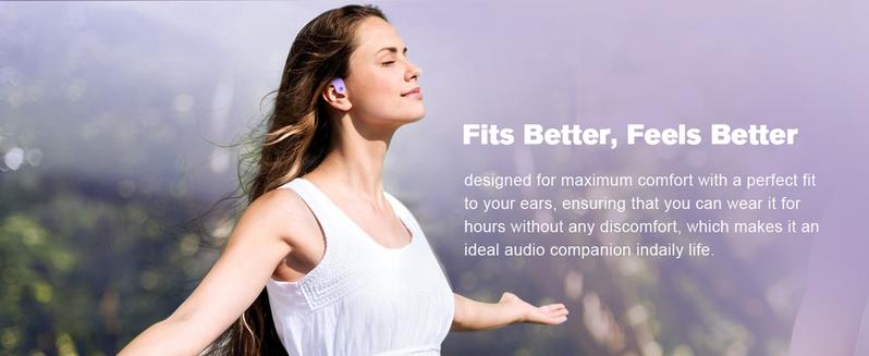 Product Introduction of NovaMart SG【New Product Promo】 2025 Wireless Bluetooth Sports Earbuds – OWS Ear-Mounted, 50H Ultra-Long Battery, IPX5 Waterproof, HD Sound for Running, Gym & Daily Use | Modern Lightweight Design 9