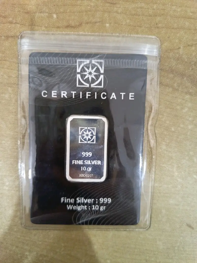 [PRICE HEMAT] -  Logam Mulia Perak MT (Mahatandra) - Berat 10gr – Silver Bar Solid - Paling Banyak Dicari - Bintang Jaya Jewellery Beje