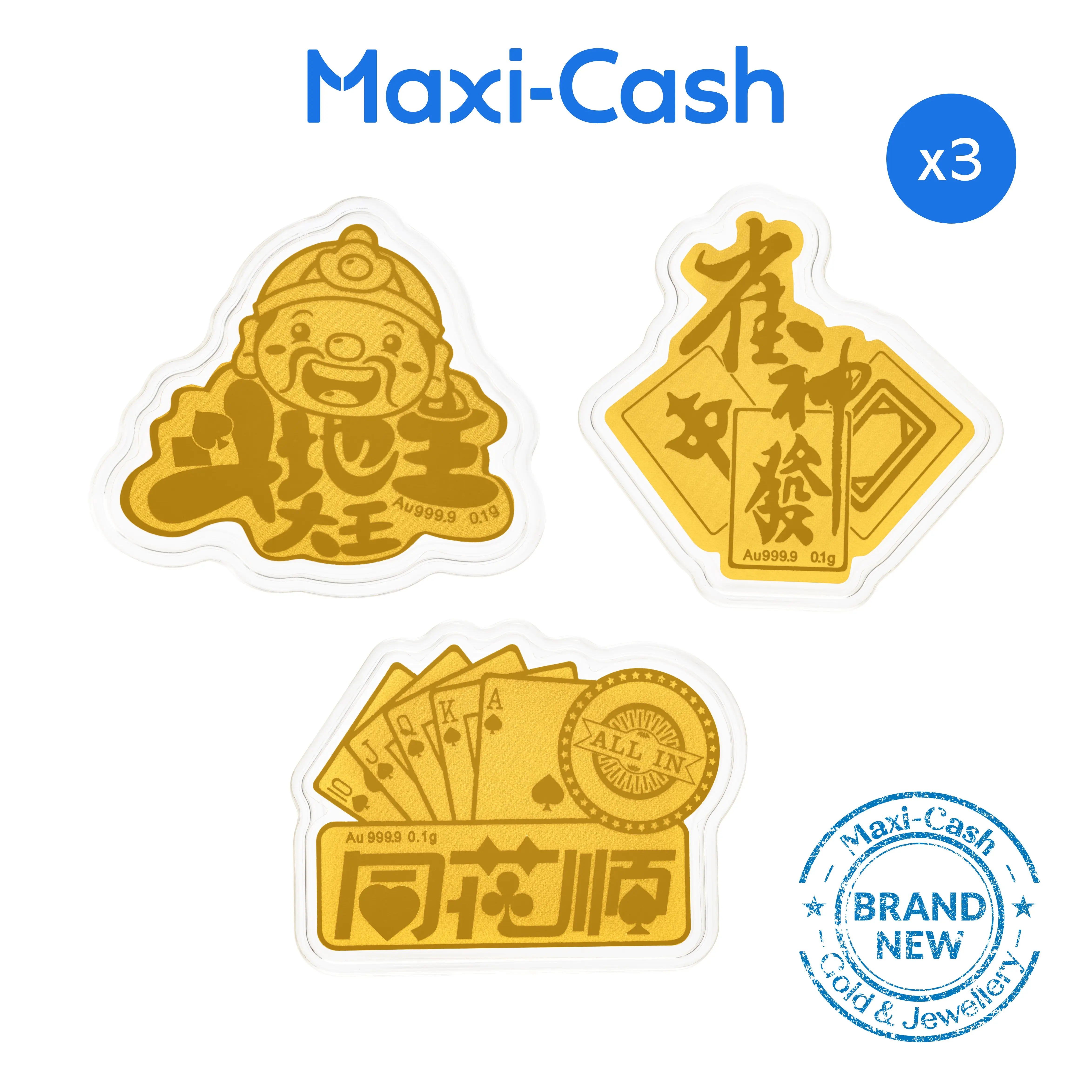 Lady Luck Gold Coin Bundle Deal [Bundle of 3]