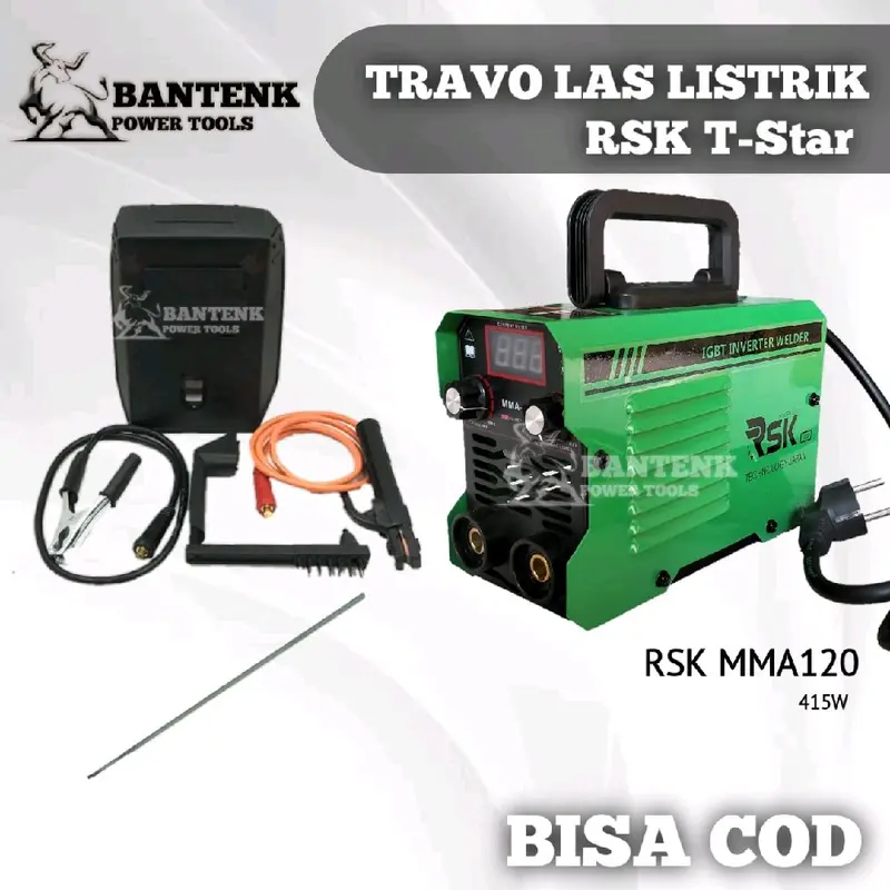 MESIN LAS MMA120 RSK LAS LISTRIK TRAVO LAS RSK Tstar 415W PENGELASAN WELDER 2