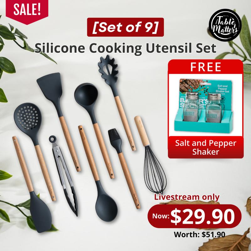 Bundle Deal – Silic Cooking Utensils 9PCS Set - TikTok Shop Singapore
