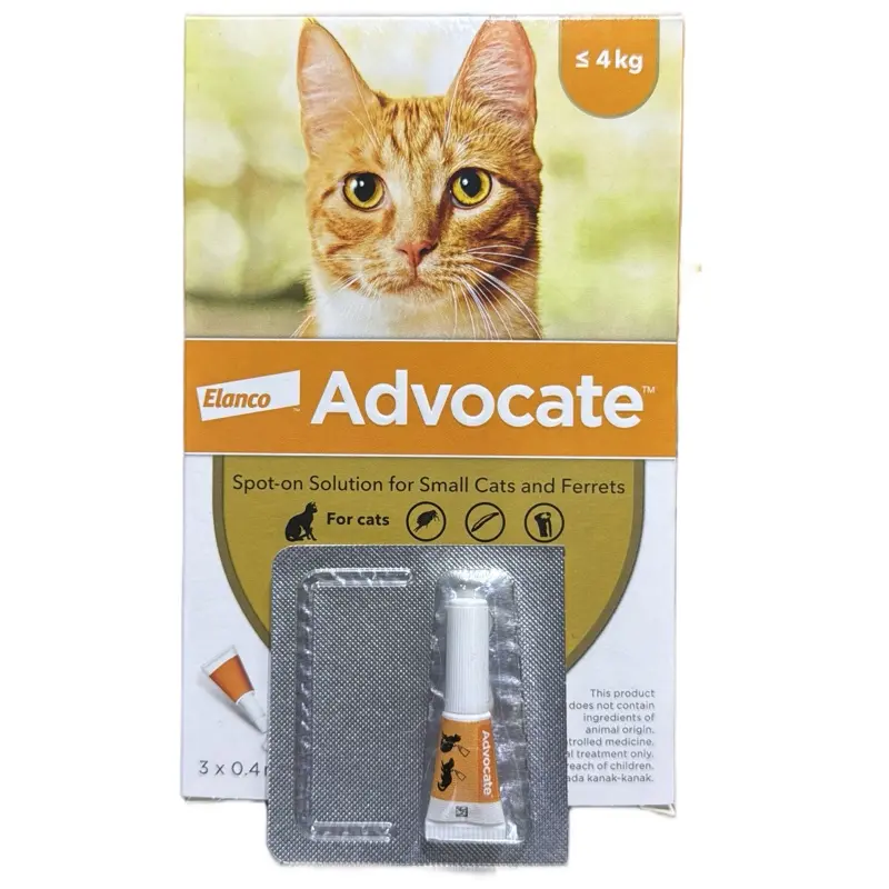 Advocate S (<4 kg) for cats (1 TUBE) TikTok Shop Malaysia