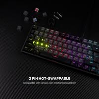 Gambar FANTECH ATOM104 MK886V2 Sumi Edition Black Mechanical - Gaming Keyboard dari Techno Computer Bali Kota Denpasar 4 Tokopedia
