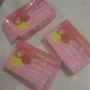 C+Collagen 3 Box Isi 18 Sachet - Minuman Collagen Tripeptide 500mg + Vit C 1000mg untuk Kesehatan Kulit dan Imunitas