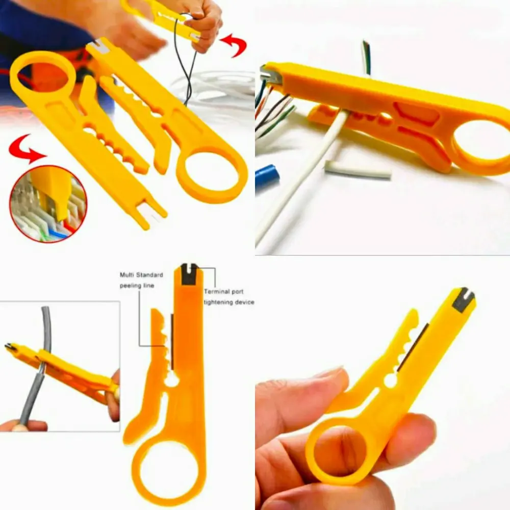 Alat Pengupas Kulit Kabel Kupas Kabel Tang Potong Rotary Wire Stripper