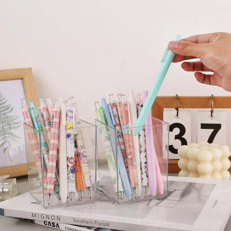 Hộp Đựng Bút, Acrylic Trong Suốt, Dung Tích Lớn, Hộp Đựng Đồ Thị Giác Thích Hợp Cho Văn Phòng Phẩm Học Sinh, Lưu Trữ Để Bàn 4