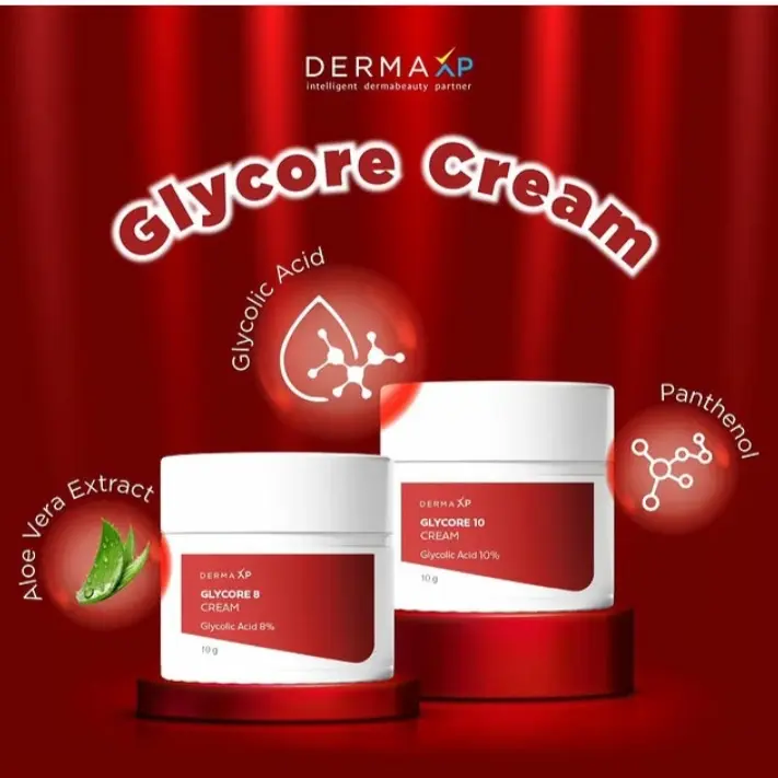 Glycore Original Glowing Pas Lebaran - Mencerahkan Wajah dan Menghilangkan Noda Hitam - Kering