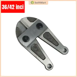30/36/42/48 Inchi Kepala Gunting Beton Replacement Bolt Cutter Untuk Besi Beton / Kawat / Rantai