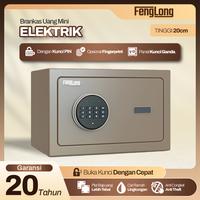 Gambar [TERMURAH] Brankas Digital Ukuran 20cm Besi Tebal Anti Maling PIN dan Fingerprint Sidik Jari Password Tempat Penyimpanan Uang dan Emas Perhiasan Safety - Black PIN dari FENGLONG Kota Administrasi Jakarta Barat 4 Tokopedia