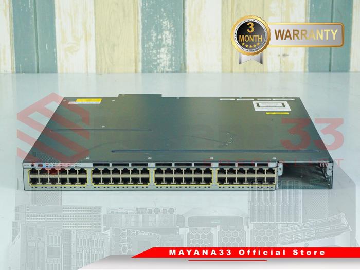 Jual Switch Cisco Catalyst 3750X Poe+ 48 Port Gigabit PoE+ - C3KX-NM ...