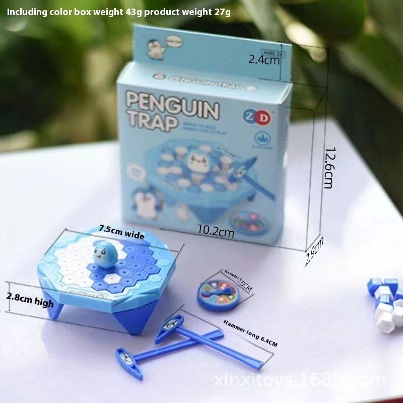 Đồ Chơi Phá Băng Chim Cánh Cụt, Gõ Đá Viên Để Tiết Kiệm, Trò Chơi Cờ Bàn Tư Duy Bộ Ghép Hình Rèn Luyện Sự Tập Trung, Đồ Chơi Tương Tác Giữa Cha Mẹ Và Con Cái 4