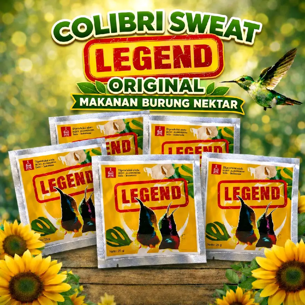 Colibri sweat legend asli PAKAN  KOLIBRI SOGON PLECI NEKTAR NECTAR PAKAN BURUNG COLIBRI SWEAT BANI ALJAWANI