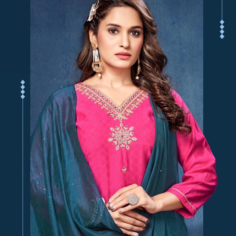 RSC Nikita Punjabi suit top pant dupatta M-5XL 7