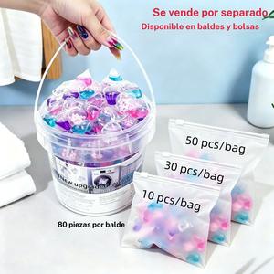Cápsulas de lavandería 5 en 1, 10/30/50/80 unidades, cápsulas perfumadas mejoradas, fragancia duradera, limpieza ecológica, suaviza la ropa